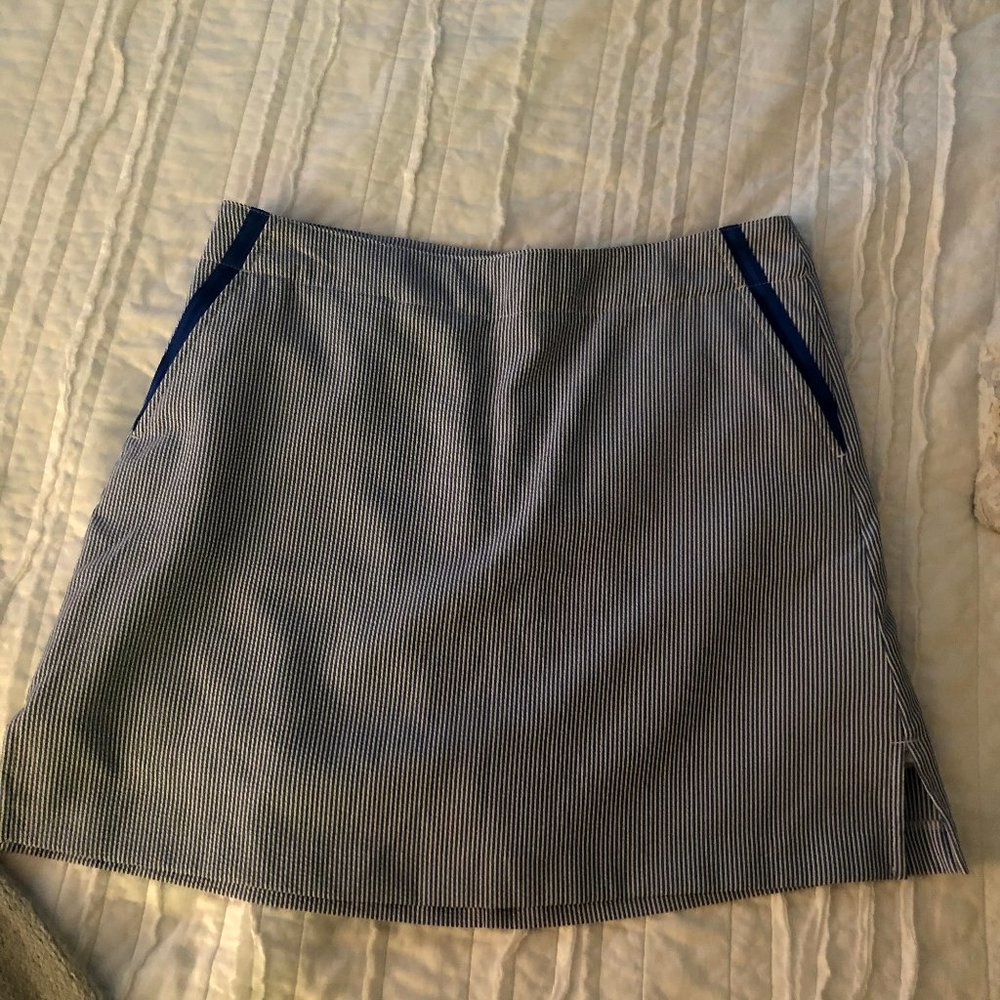 Lady Hagen Striped Golf Skirt